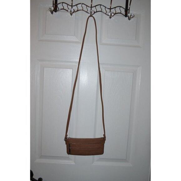 Safe Keeper Small Crossbody Brown Purse - Picture 1 of 6